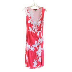 Tommy Bahama Pink and White Floral Midi Dress